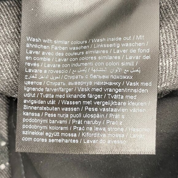 Ichi Ihruti Wide Leg Dark Gray Pants Trousers Sm - Picture 8 of 13